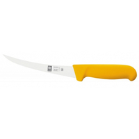 Нож обвалочный 15 см  желтый Poly Icel