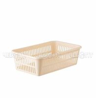 Корзина 25х15х7,2 см   пластик  Полимербыт бежевый
