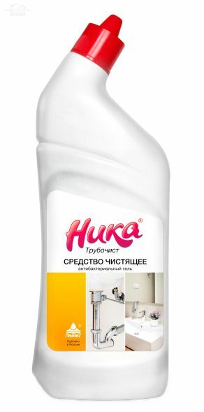 Средство для устранения засоров 0,7 кг Ника Трубочист антибактериальный гель Средство для устранения засоров 0,7 кг Ника Трубочист антибактериальный гель