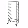 Тележка-шпилька для подносов  355х470 мм  12 ур  120 мм между ур  нержавеющая сталь  405х510х1600