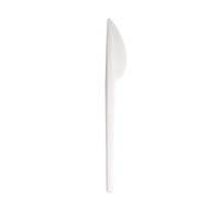Нож пластиковый столовый 165 мм   белый PS РамУп
