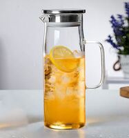 Кувшин 1,5 л термо стекло с металлической крышкой Кувшин 1,5 л термо стекло с металлической крышкой