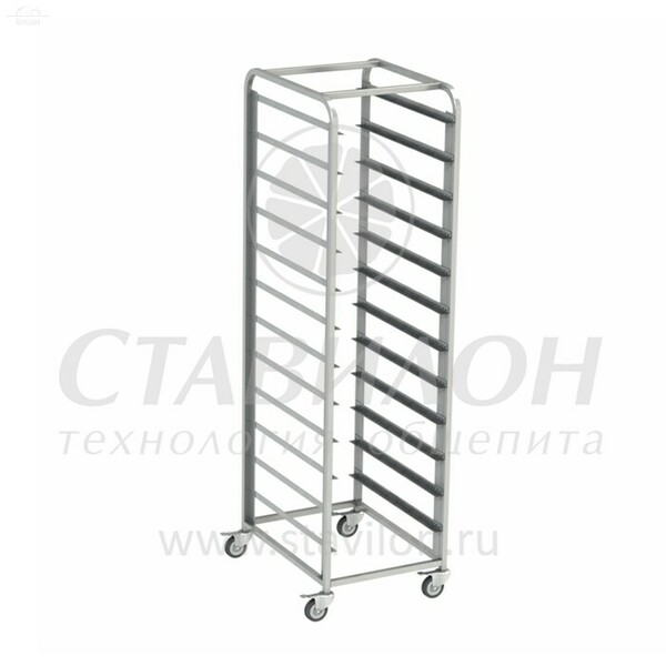 Тележка-шпилька для подносов ТСГ 420/480/1900 ТНН 355х470 мм АСС 10 ур нерж сталь Тележка-шпилька для подносов ТСГ 420/480/1900 ТНН 355х470 мм АСС 10 ур нерж сталь