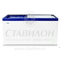 Ларь морозильный с прямым стеклом МЛП-600 СНЕЖ 551