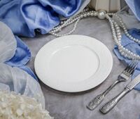 Тарелка мелкая D21 см H1,9 см Primavera CASA DI FORTUNA, фарфор