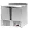 Стол холодильный GN со стеклянными дверями с бортом TDi2GN-G POLAIR  +1...+10°С Grande  2 двери  нержавеющая сталь