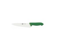 Нож поварской 20 см зеленый Шеф узкое лезвие  HoReCa Icel  68156