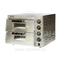Печь для пиццы HKN-MD11 HURAKAN 2   2 пиццы 340мм  350x400