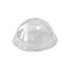 Крышка купольная D95 мм БЕЗ отверстия VEGGO прозрачный РЕТ