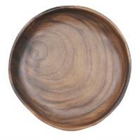 Блюдо круглое D30 см H4 см 1000 мл  меламин Аfrican wood 2 P.L. коричневый