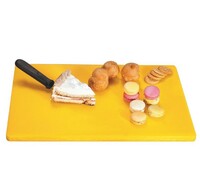 Доска разделочная 400х300х18 мм пластик желтый P.L. Proff Cuisine