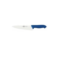Нож поварской 20 см синий Шеф узкое лезвие  HoReCa Icel  68160
