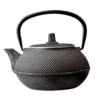 Чайник 930 мл  чугун с ситечком  Wells,черный