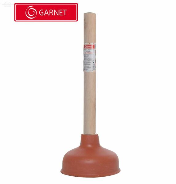 Вантуз с деревянной ручкой L28 см D11 см Garnet GR-YYT10068C Вантуз с деревянной ручкой L28 см D11 см Garnet GR-YYT10068C
