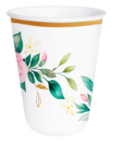 Стакан бумажный 250 мл набор 10 штук Романтика
