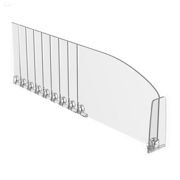 Разделитель DIV120-BT80 , длина 285-485 мм, прозрачный пластик Разделитель DIV120-BT80 , длина 285-485 мм, прозрачный пластик