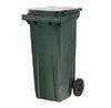 Контейнер для мусора 120 л с крышкой на колесах пластик  