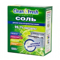 Соль для посудомоечных машин 1 кг Clean Fresh