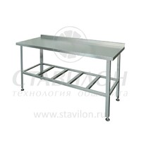 Стол производственный с бортом СРТ-О 1200/700/870 ТНН решетка оцинк АСС  оцинк сталь
