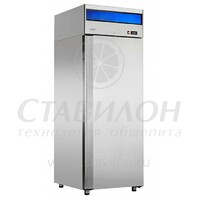 Шкаф холодильный нержавеющий с глухой дверью ШХс-0,5-01 нерж Абат 0...+5°С