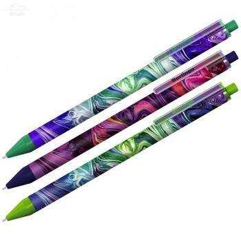 Ручка шариковая автоматическая Berlingo "Liquid Wave" синяя Ручка шариковая автоматическая Berlingo "Liquid Wave" синяя