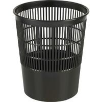 Корзина для бумаг 14 л пластик сетчатая черная (30x26x26 см)