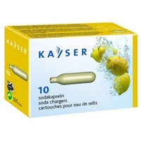 Баллончики для сифона для воды упаковка 10 штук (CO2) Kayser