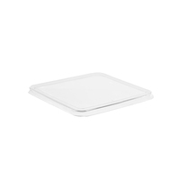 Крышка для креманки квадратной 350 мл прозрачный PS ВЗЛП