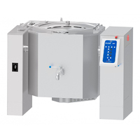 Котел опрокидываемый КПЭМ-500-ОМ2 Абат 500 ОМ2  гидропривод  миксер, сливной кран, пароводяная рубашка