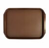 Поднос столовый 36х27 см темно-коричневый   MG