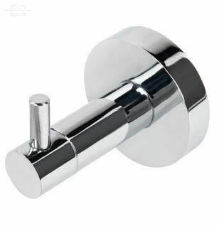 Крючок универсальный, хромированный металл, крепление к стене LAIMA Крючок универсальный, хромированный металл, крепление к стене LAIMA