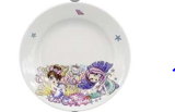 Тарелка мелкая 20 см Русалочки  Дулевский фарфор  белый с рисунком