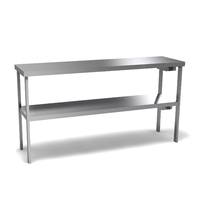 Полка настольная  2 уровня  сплошная      1100х300х800