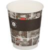 Стакан бумажный 200/250  мл D80 мм  Cafe Noir дизайн двухслойный