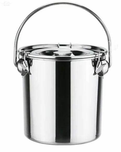 Ведро 11,5 л с герметичной крышкой из нерж.стали с клипсами Ведро 11,5 л с герметичной крышкой из нерж.стали с клипсами