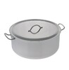 Кастрюля 20 л D39,6 см нерж.сталь с крышкой без ТРС  Амет