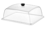 Крышка 32,5 х26,5 см H17 см GN1/2 поликарбонат, прорачный GASTROPLAST 