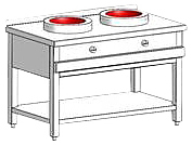 Плита индукционная WOK Heidebrenner ETK-I-W 732237