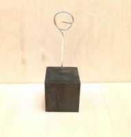 Держатель ценника с "Иголкой"  33х33х33 мм черные