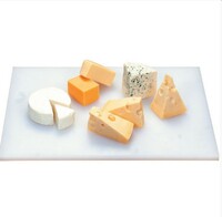 Доска разделочная 400х300х18 мм пластик белый P.L. Proff Cuisine