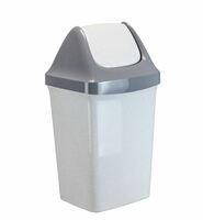 Контейнер для мусора 50 л с плавающей крышкой пластик  Свинг М-пластика