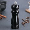 Мельница для перца и соли 15,5 см черное дерево   метал.механизм