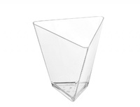 Креманка пластиковая 70 мл 67 мм Форма Треугольник Кристалл прозрачный PS