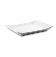 Тарелка прямоугольная 21х16,5 см KYOTO White