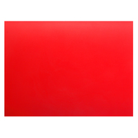 Доска разделочная 530х325х20 мм  пластик красный  Paderno
