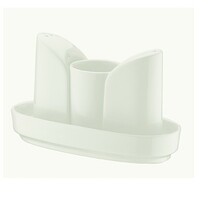 Набор для специй 3 предмета  (соль, перец, зубочистк)  Bonna  фарфор белый