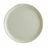 Тарелка мелкая 19 см волнистый край  Ground & Craft  Bonna 73323 оливковый