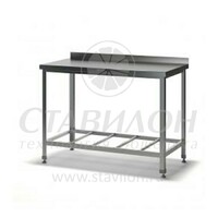 Стол производственный с бортом СР-2/950/600 РЕАЛ решетка оцинк АСС  оцинк сталь