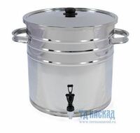 Бак для воды на 12 литров нержавейка с краном и крышкой